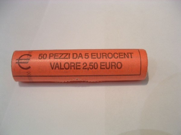(afbeelding voor) Muntrol 5 eurocent 2004 UNC (50 stuks)